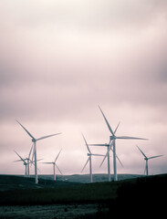 Wind Turbines In The Scottish Highlands