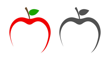 apple logo icon i