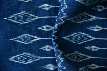 Traditional Thai Fabric Patterns Background.