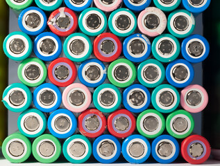 Batteries pattern multi color