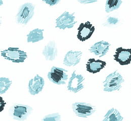 Obraz premium Minimal Watercolor Animal Skin. Trendy Africa