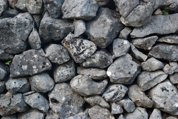rough grey stone wall texture