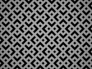 Abstract geometric pattern. A seamless vector background. Black and gray ornament. Graphic modern pattern. Simple lattice graphic design