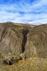 Foto op Canvas Beautiful landscape of Chulyshman gorge located in Altai Republic, in Russia. Nature environment © yrabota