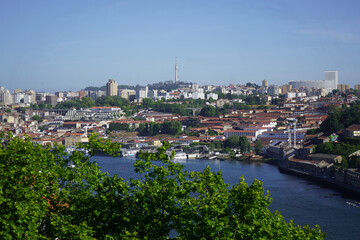 Obraz premium Porto, Portugal. Landscape in Porto, photo during the day in a beautiful spring day.