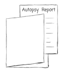 autopsy report in folder