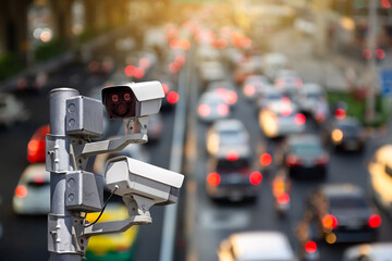 Road traffic control cctv cameras