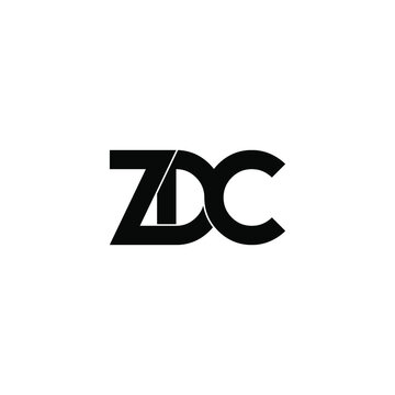 zdc letter original monogram logo design