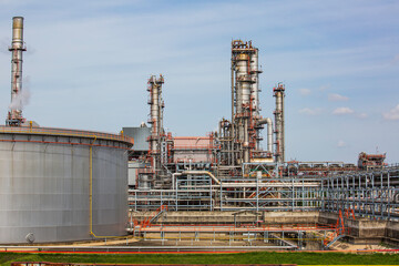 Fototapeta na wymiar Refinery plant equipment