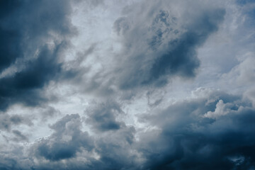 Naklejka na ściany i meble dramatic cloudy sky after a storm