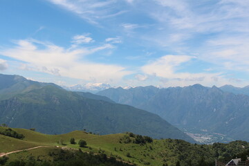 Naklejka premium mountains in the mountains
