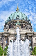 Details of the Berlin Cathedral.  Germany