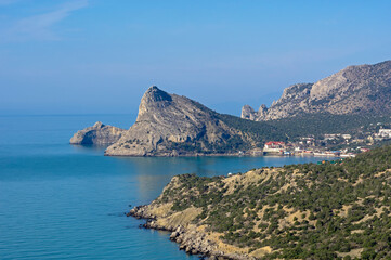Fototapeta na wymiar Picturesque seascape, Crimea.