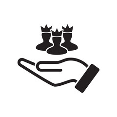 Premium service or premium member concept isolated on white background vector illustration.