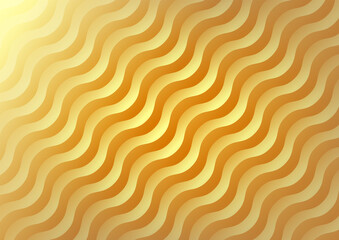 Golden wave 3d wall background. Template background for product or advertising.