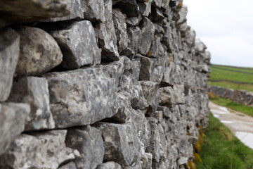 dry stone wall background