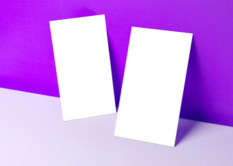 명함 목업 3D 목업이미지