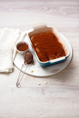 Tiramisù with ricotta and white chocolate (ph. Marianna Franchi)