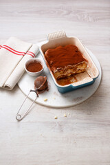 Tiramisù with ricotta and white chocolate (ph. Marianna Franchi)