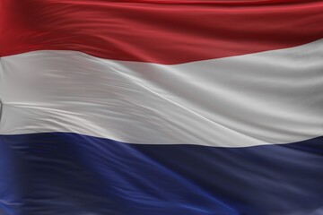 Abstract Netherlands Flag 3D Render (3D Artwork)