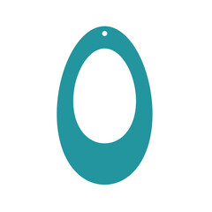 Earrings template. Beautiful hanging earring designs Isolated on white background.