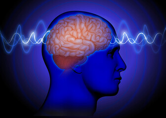 Obraz premium Brain waves