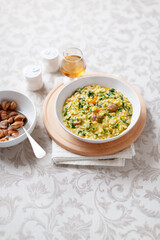 Risotto with pumpkin chestnuts and spinach (ph. Archivio Collection)