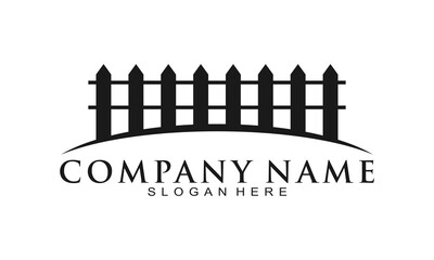Elegant fence logo