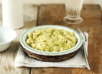 Risotto with lettuce cream (ph. Archivio Collection)