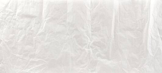 crumpled white parchment paper texture