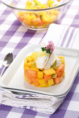 Fruit tartare with ice cream (ph. Archivio Collection)