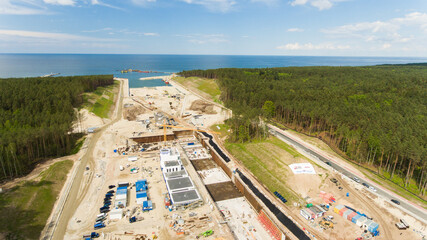 Ptasia Wyspa Przekop Mierzei Wiślanej © Marcin