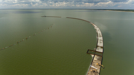 Ptasia Wyspa Przekop Mierzei Wiślanej © Marcin