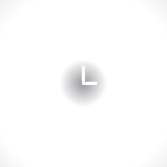 Clock icon. Clock Time symbol flat style. design web site icon, logo, app, UI. Illustration - Vector. EPS10.