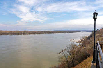 Fototapeta na wymiar River Danube Zemun Serbia