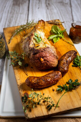 carne azada al horno con verduras!!!