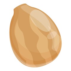 Nutrition baobab fruit icon. Cartoon of Nutrition baobab fruit vector icon for web design isolated on white background