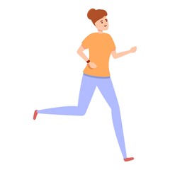 Fototapeta na wymiar Exercise tracker icon. Cartoon of Exercise tracker vector icon for web design isolated on white background