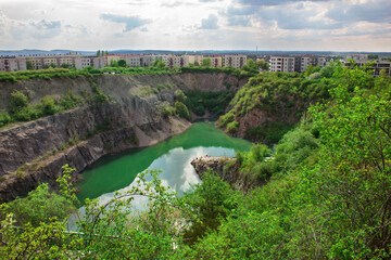 The Jan Czarnocki rock reserve in Kielce
