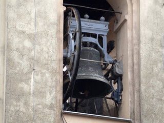 Cantalupo ligure old village church tower