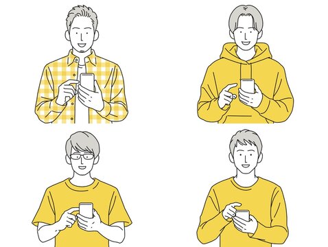 スマホを持つ Images Browse 148 Stock Photos Vectors And Video Adobe Stock