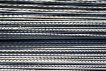 construction metal reinforcement rods pattern