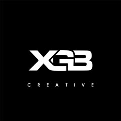 XGB Letter Initial Logo Design Template Vector Illustration