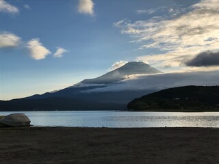 lake and mountains