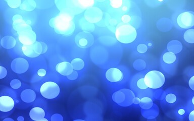 abstract christmass winter bokeh white blue light background.