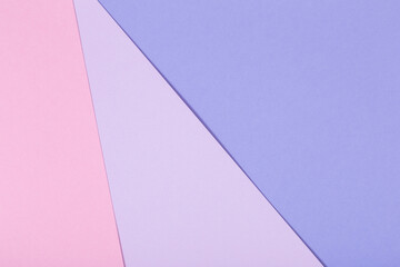 background of pink and violet pastel sheets of paper