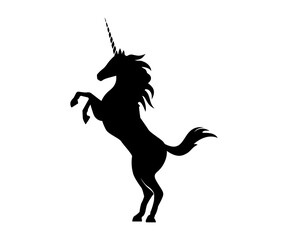 unicorn vector silhouette © Kareemov