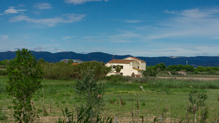 agriculture farm on the outskirts of barcelona