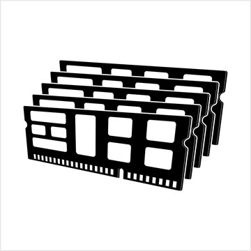 black ram sticks stack clip art preview