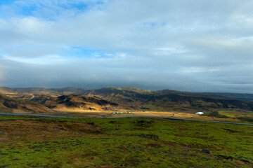 Fototapeta na wymiar Area near Hveragerdi, South Iceland